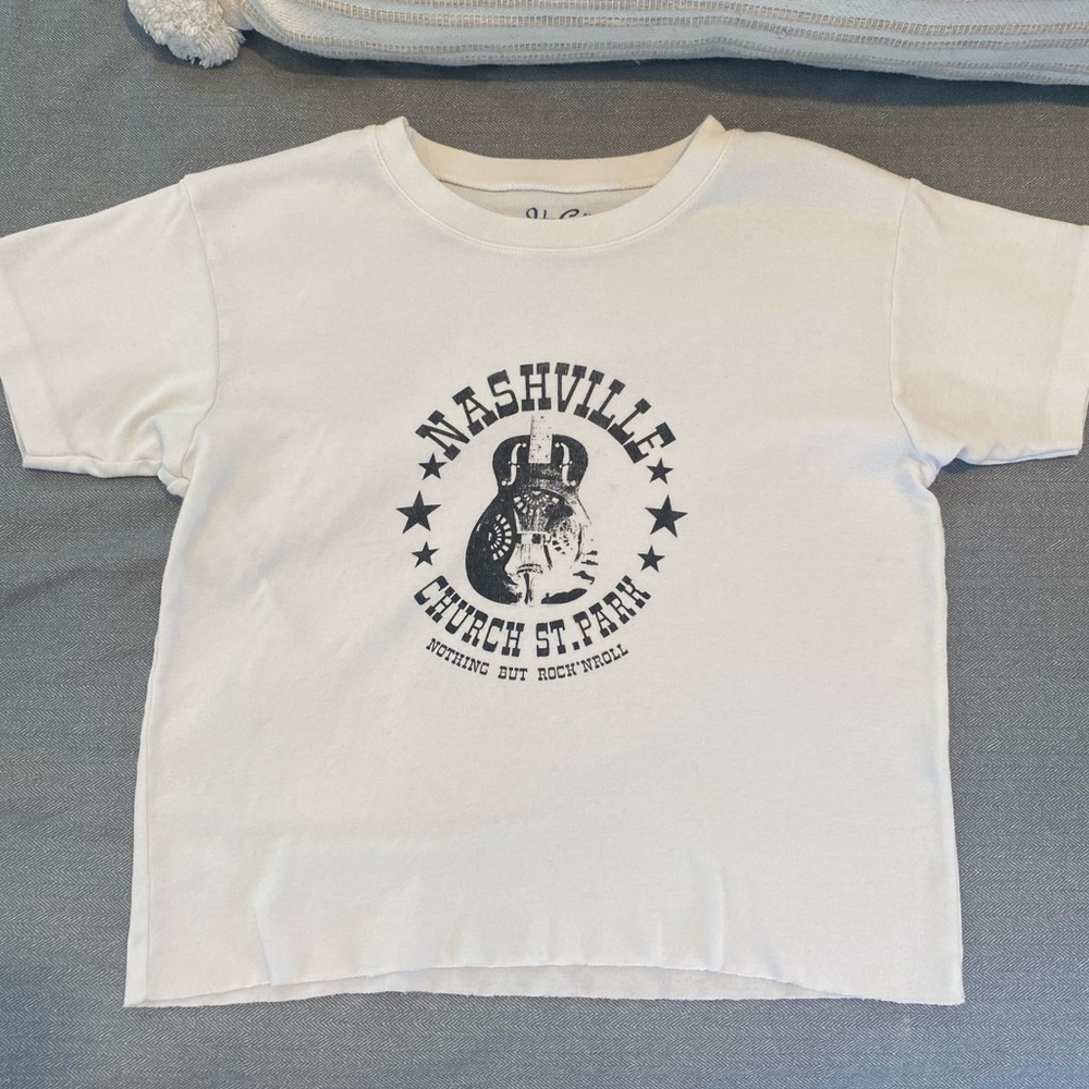 Brandy Melville Nashville Graphic T-Shirt, One Size - Picture 1 of 4